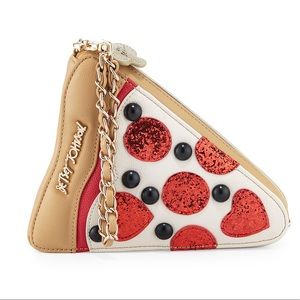 Betsey Johnson Slice Slice Baby Wristlet 🍕